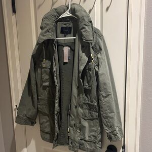 J. Crew Utility Jacket in Olive Green